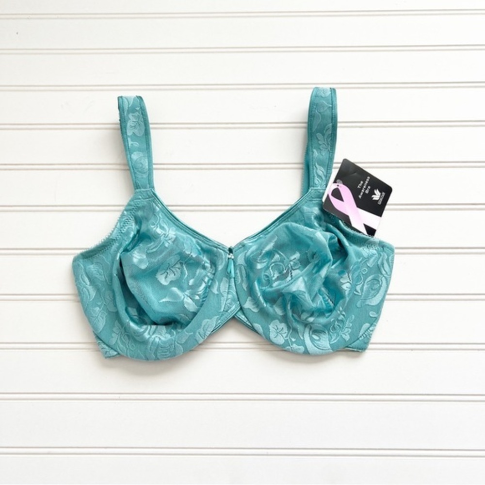 Wacoal 34DD Blue Awareness Underwire Bra